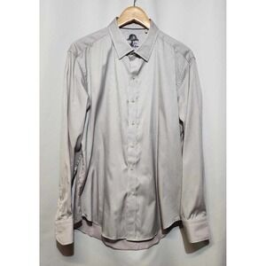 robert graham shirt classic fit long sleeve shirt mens size L